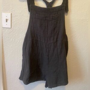 LINEN AERIE OVERALLS